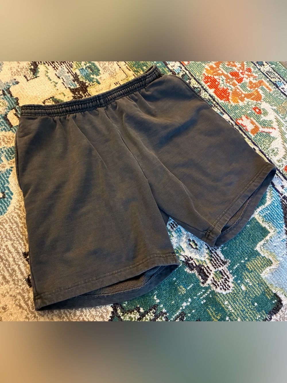Los Angeles Apparel Black Heavy Sweat Shorts